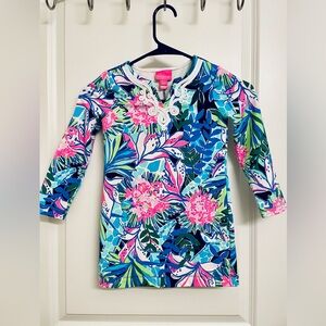 Lilly Pulitzer Mini Long Sleeved Harper Shift Dress